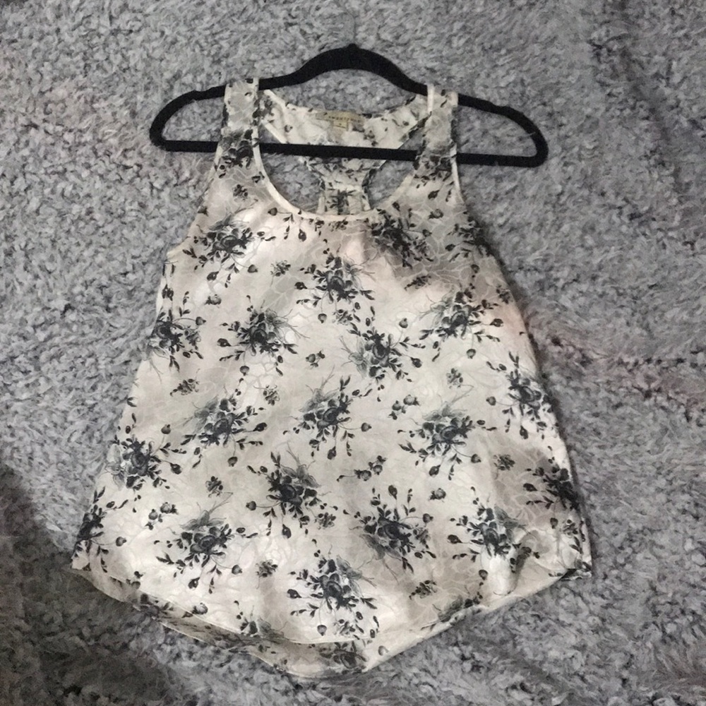 Satin Patterned Tank